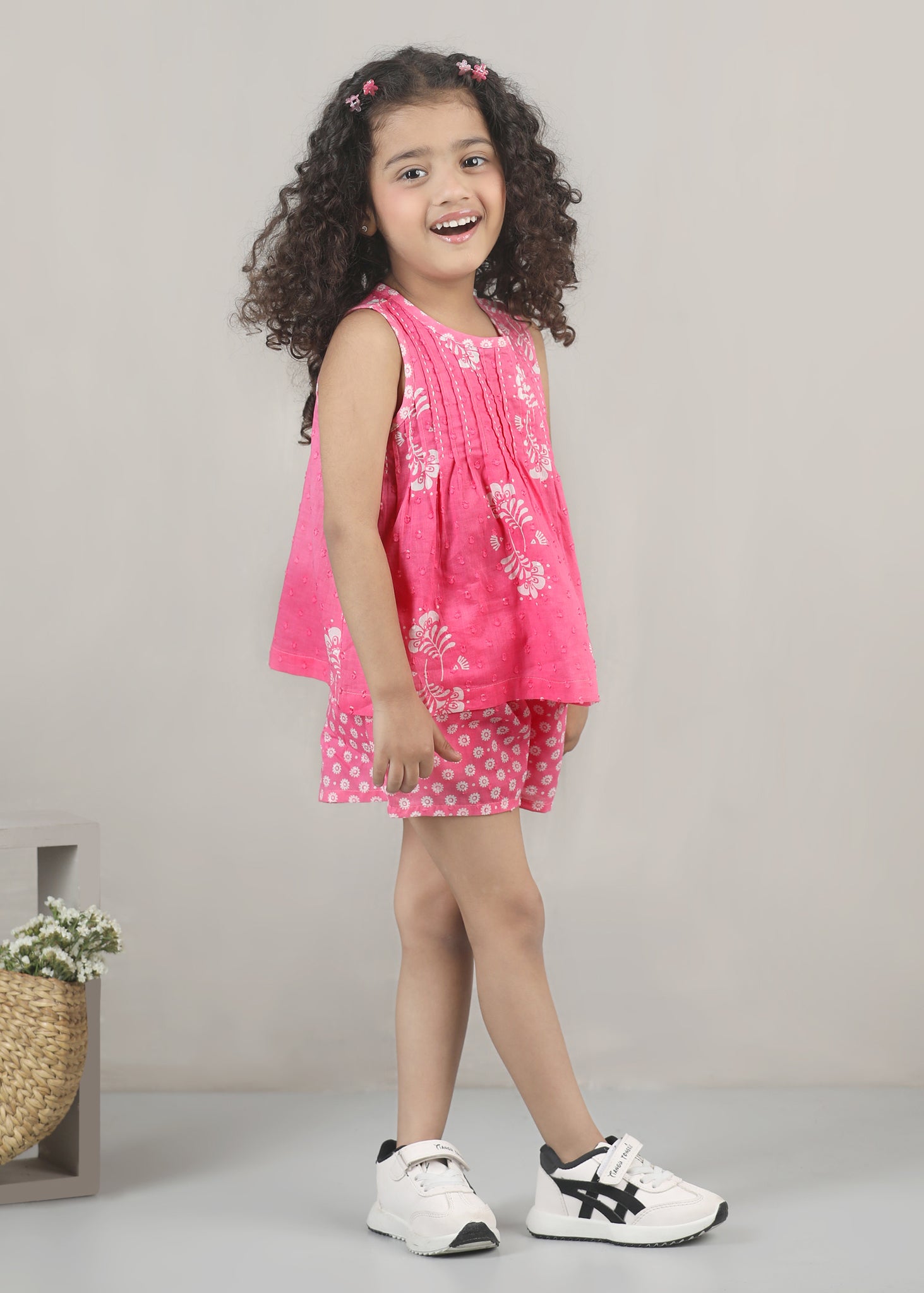 Aashi Cotton Top – Pink (6M–12 Yrs)