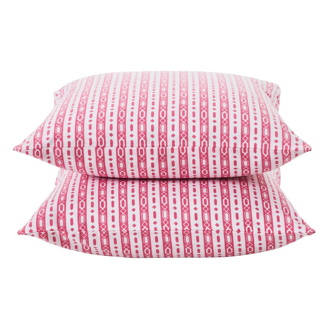 Tarangini Cotton Cushion Cover – Pink