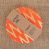 Ikat Orange Round Gift Box