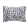 Leaf Trellis Beige & Charcoal Hand Block Print Cotton Pillow Cover