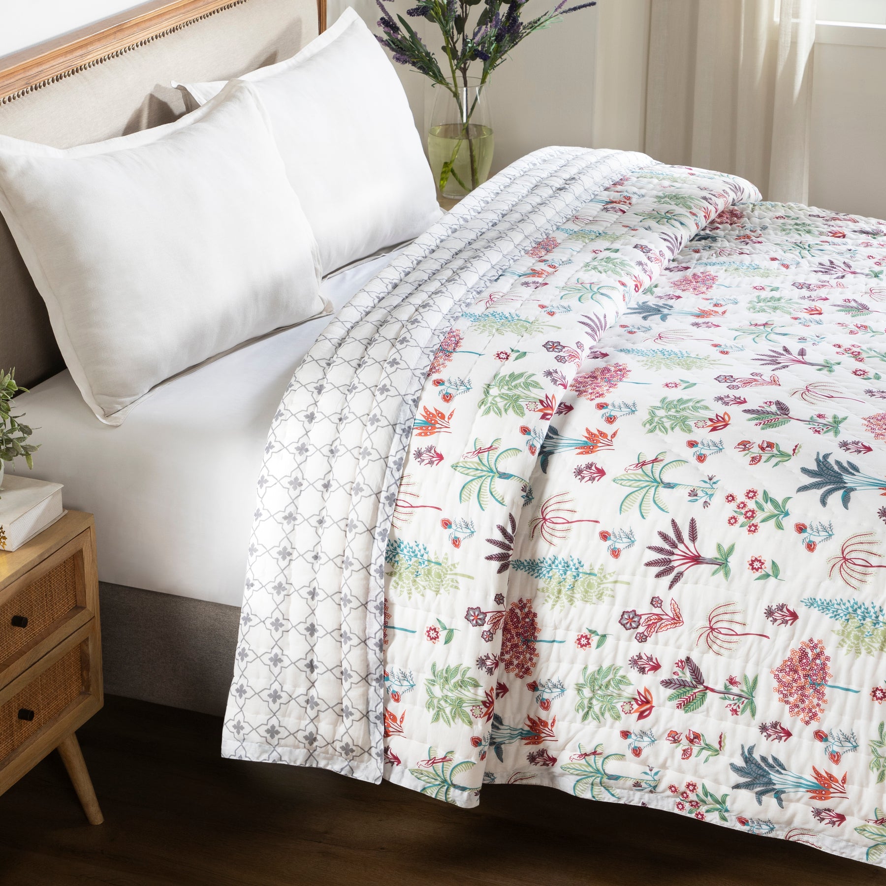 Herbaceous Garden Cotton Quilt