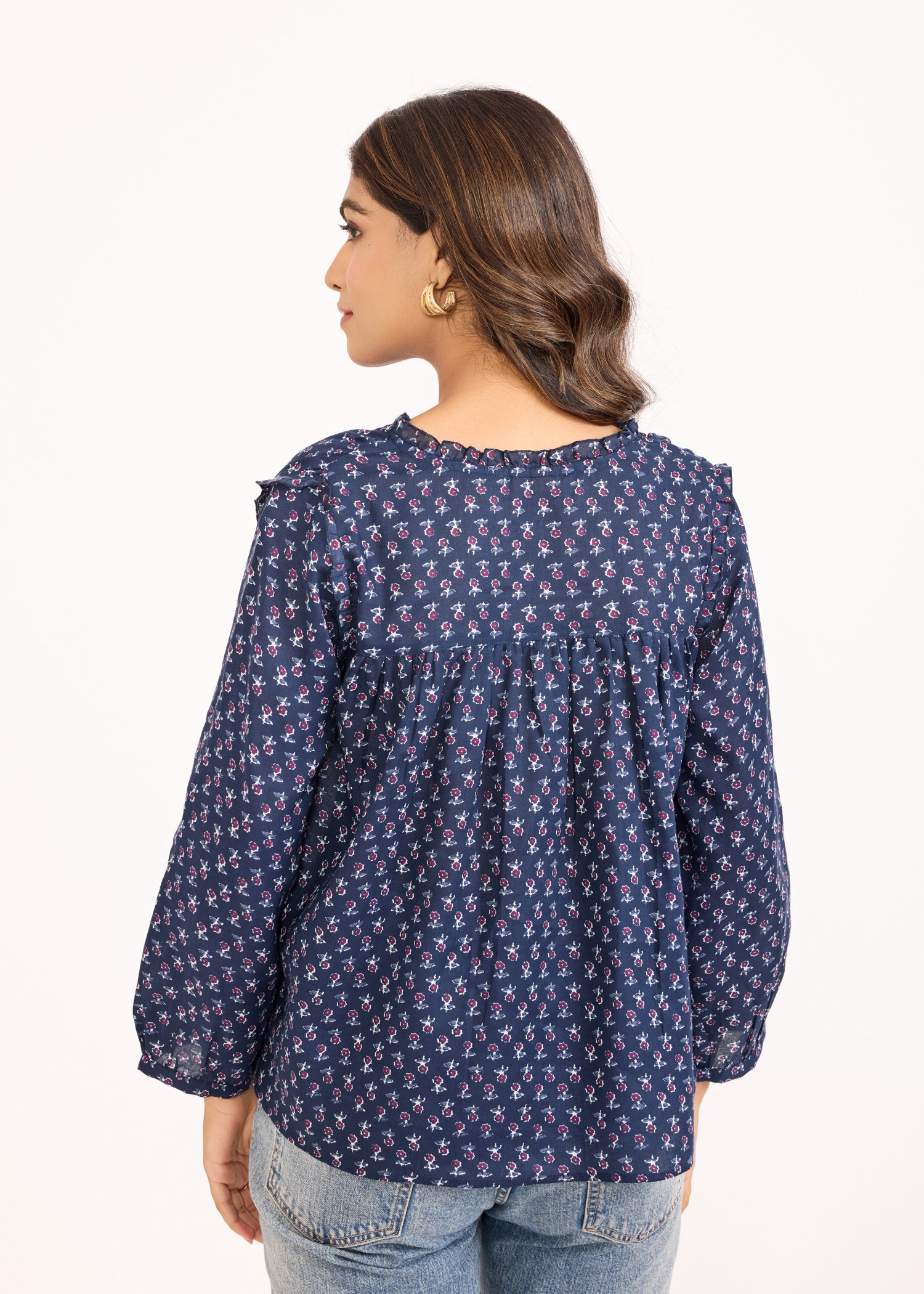 Floral Gesture Top Ratan Texprocess Pvt. Ltd