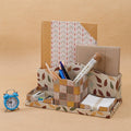 Maati Beige Collapsible Desk Organiser