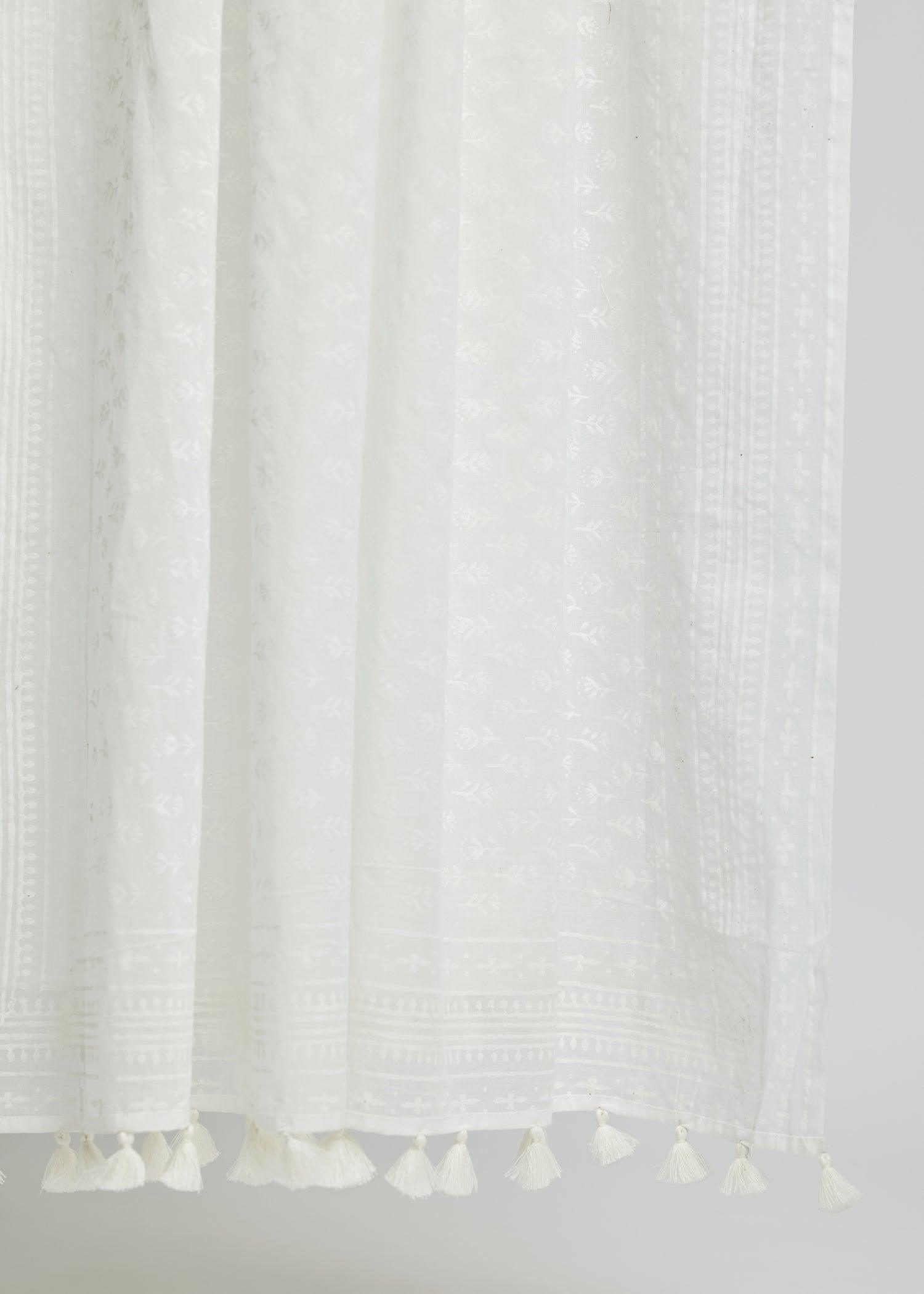 White Cotton Dupatta Ratan Texprocess Pvt. Ltd