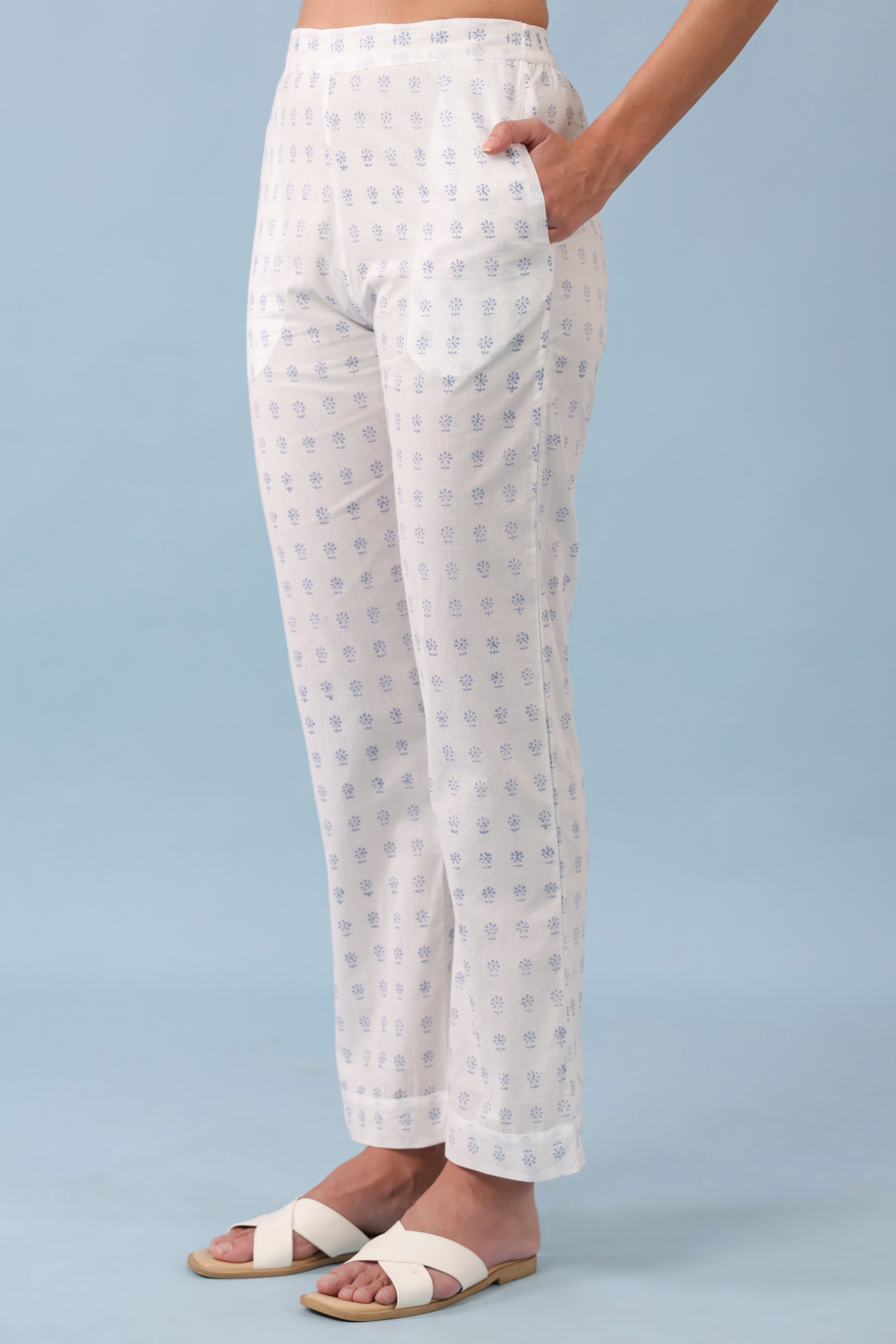 Prithvi Pant – White/Blue