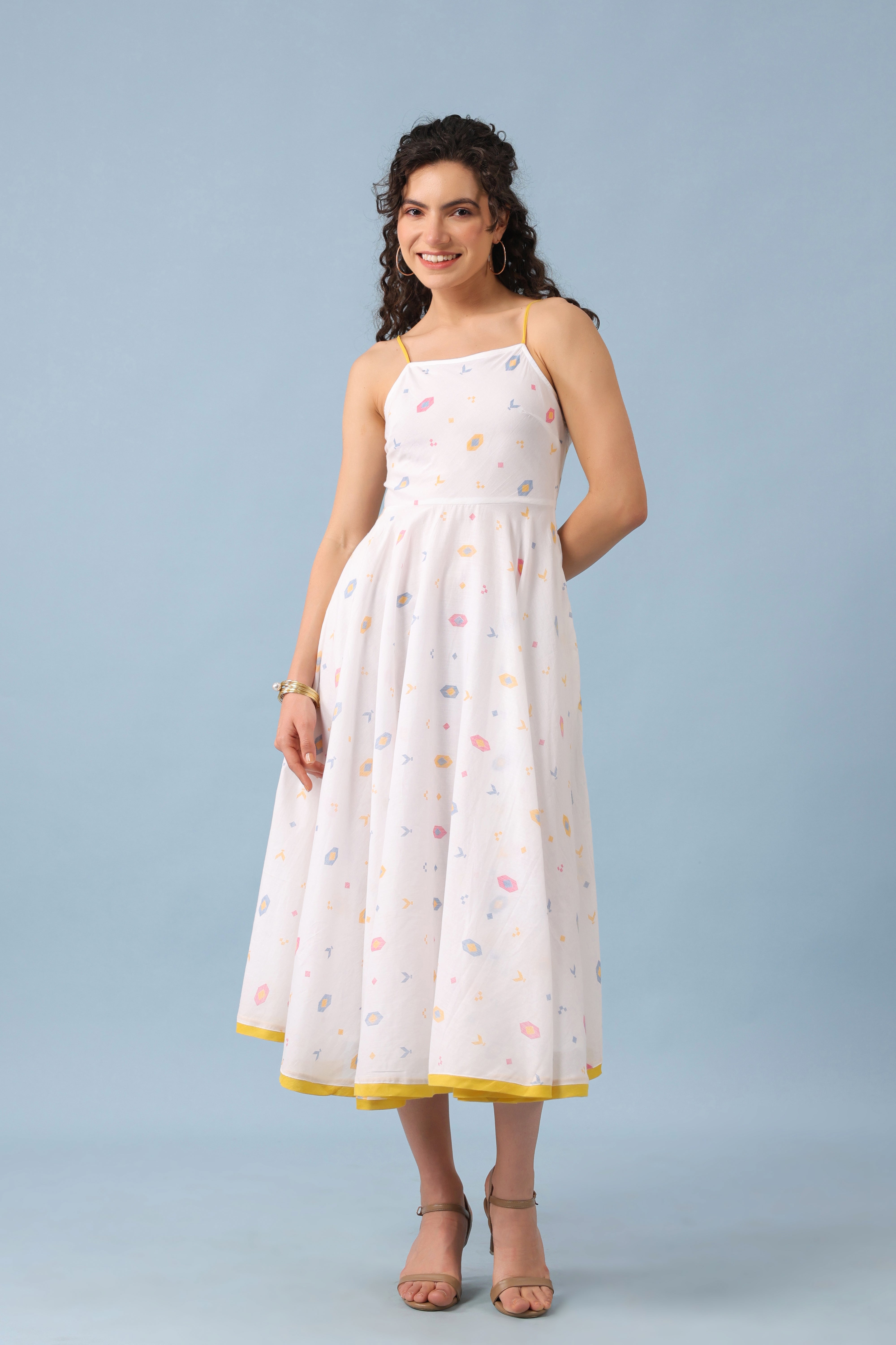 Nicole Dress–White