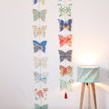 Multicolor Handmade Paper Butterfly Dangler Set of 2