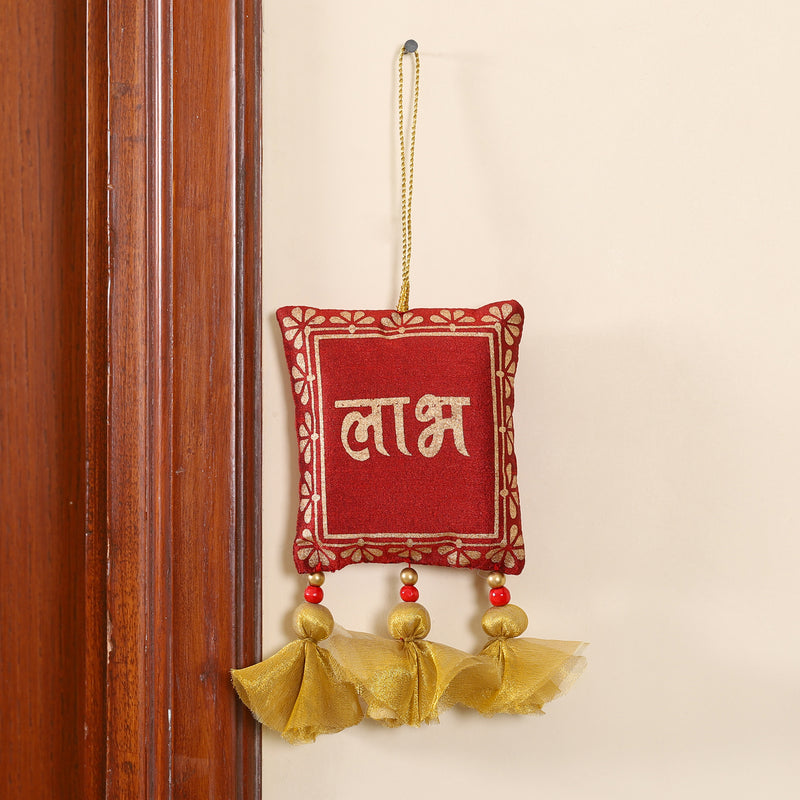 Red Shubh Labh Hanging