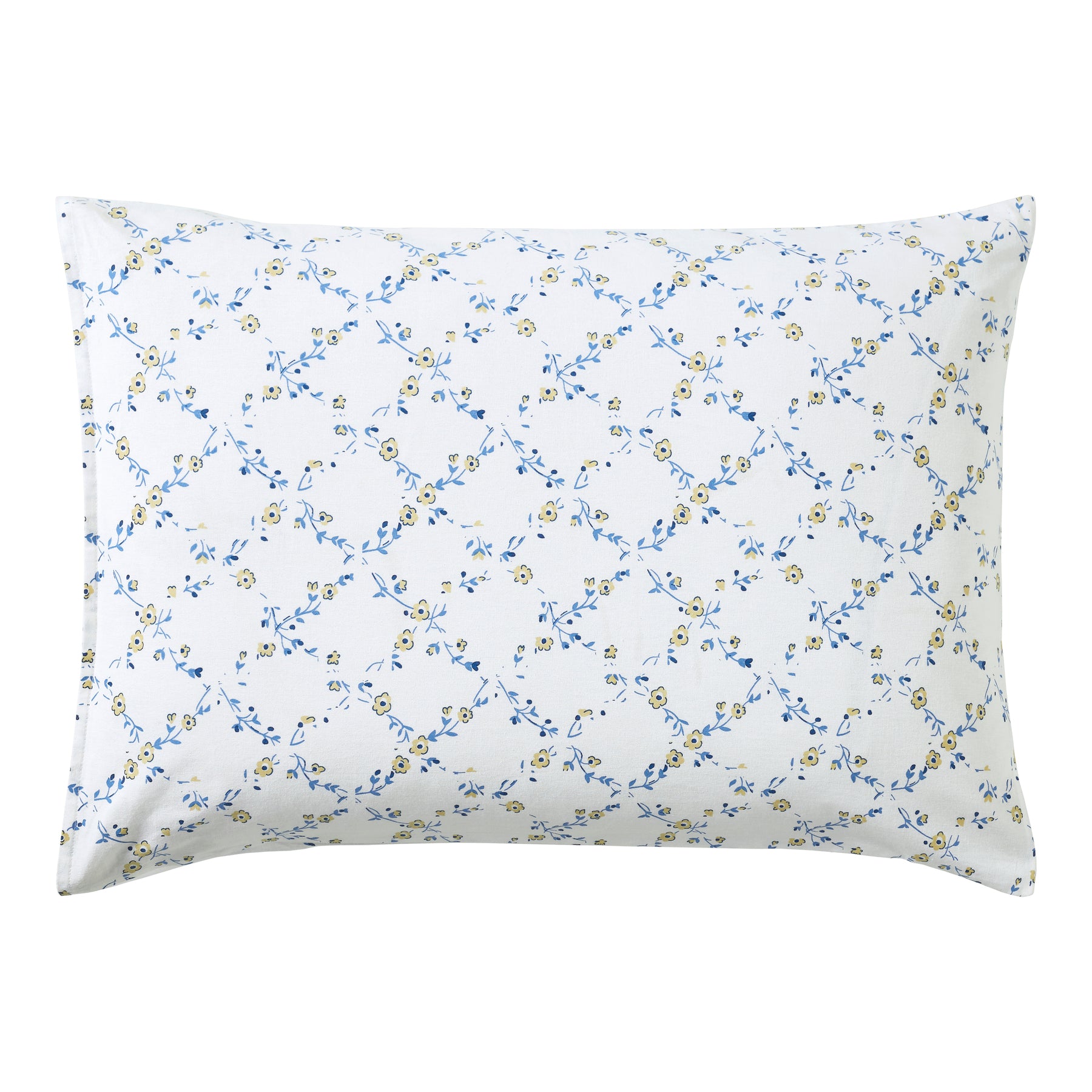Dreamscape Cotton Pillow Cover-Blue