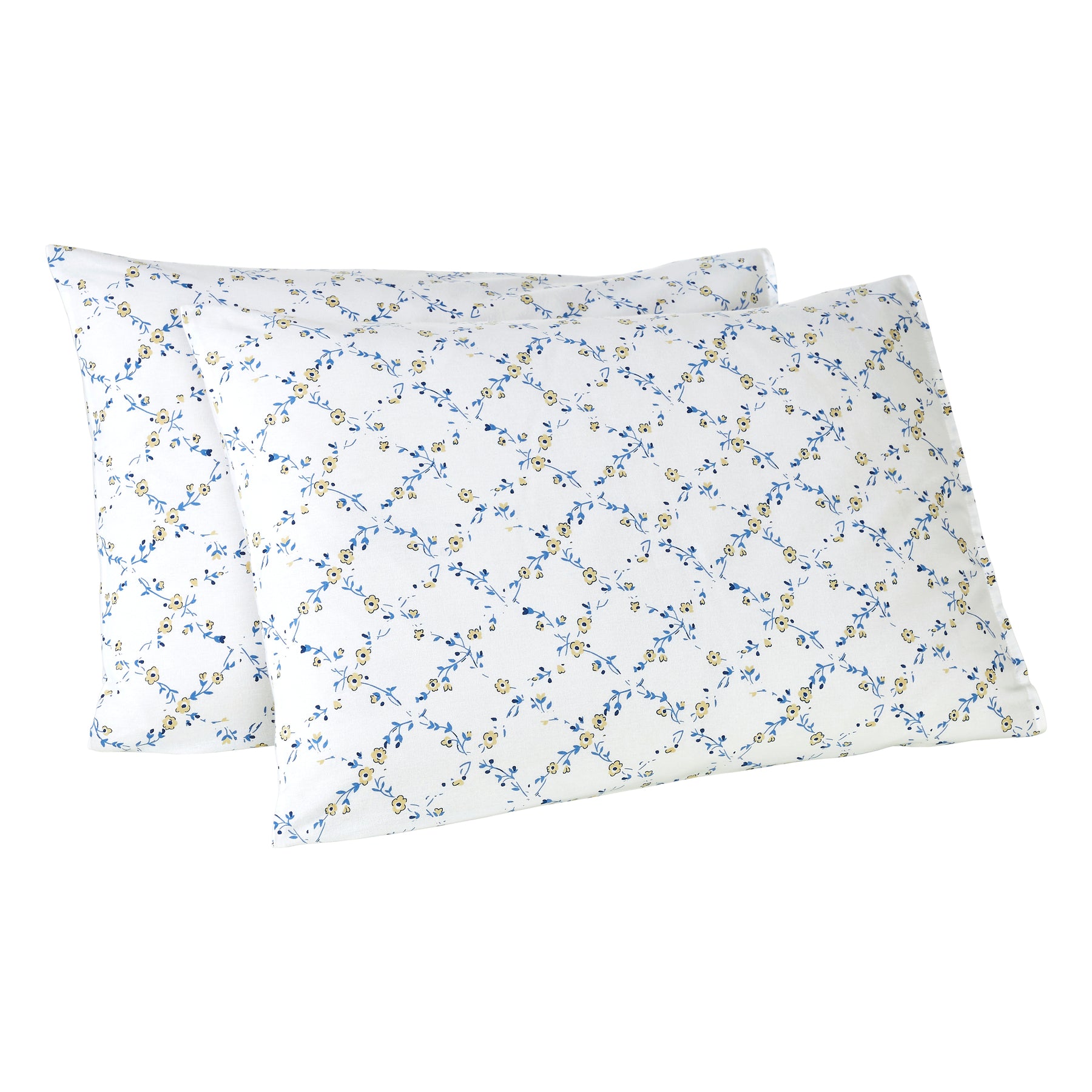 Dreamscape Cotton Pillow Cover-Blue