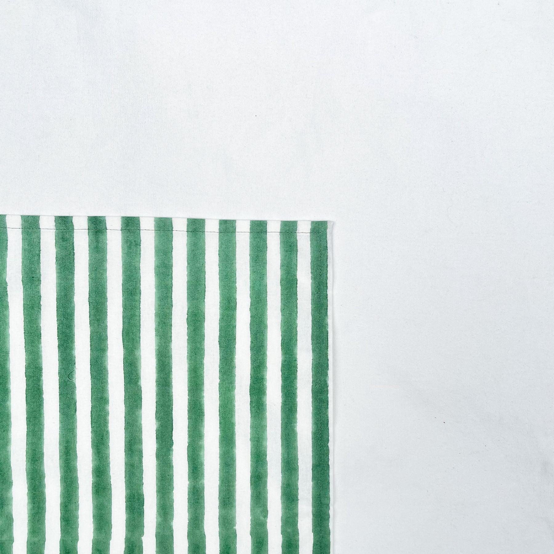 Green Stripe Napkin- Set of 6 Ratan Texprocess Pvt. Ltd