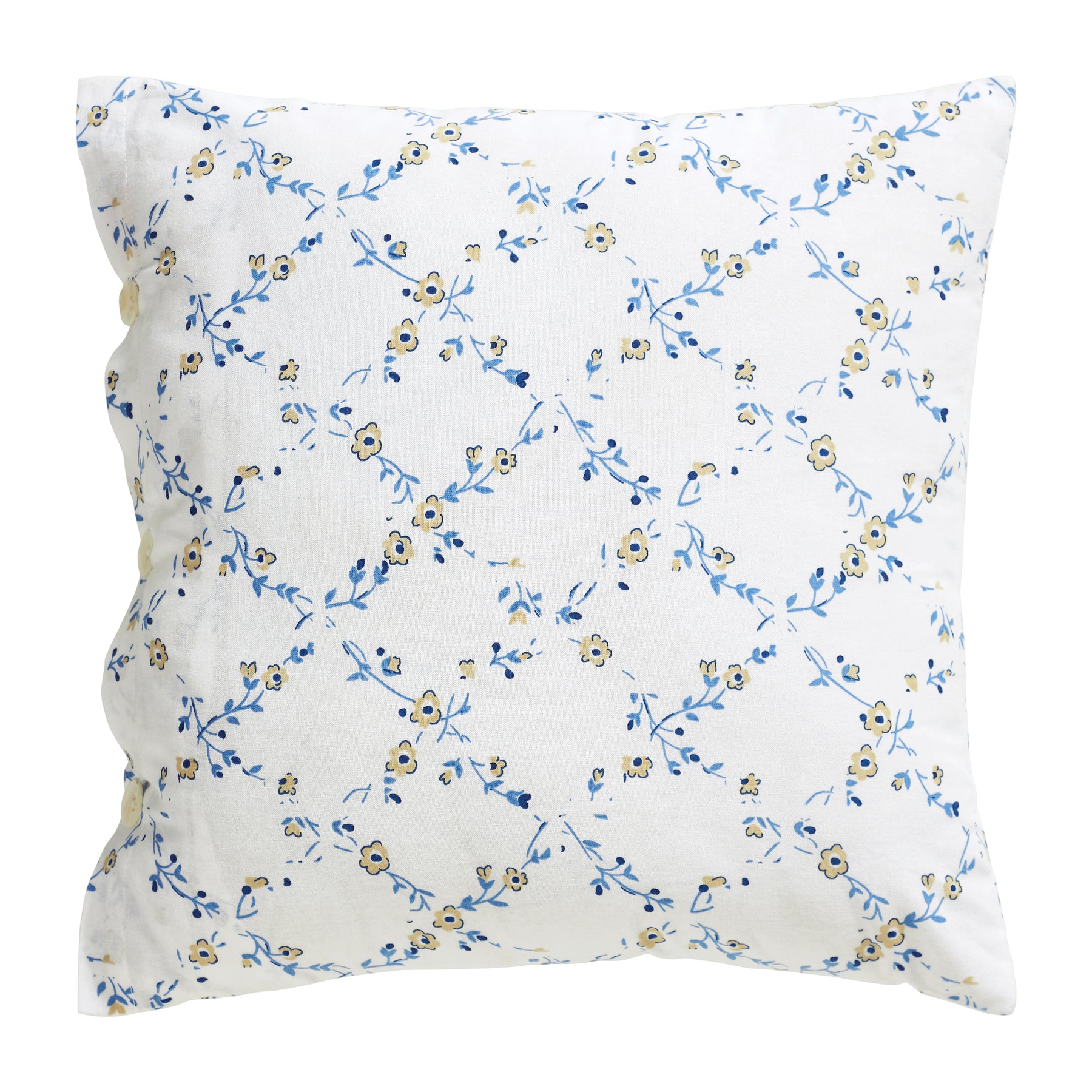 Dreamscape Cotton Cushion Cover-Blue