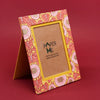 Block Story Flower Brown Photo Frame