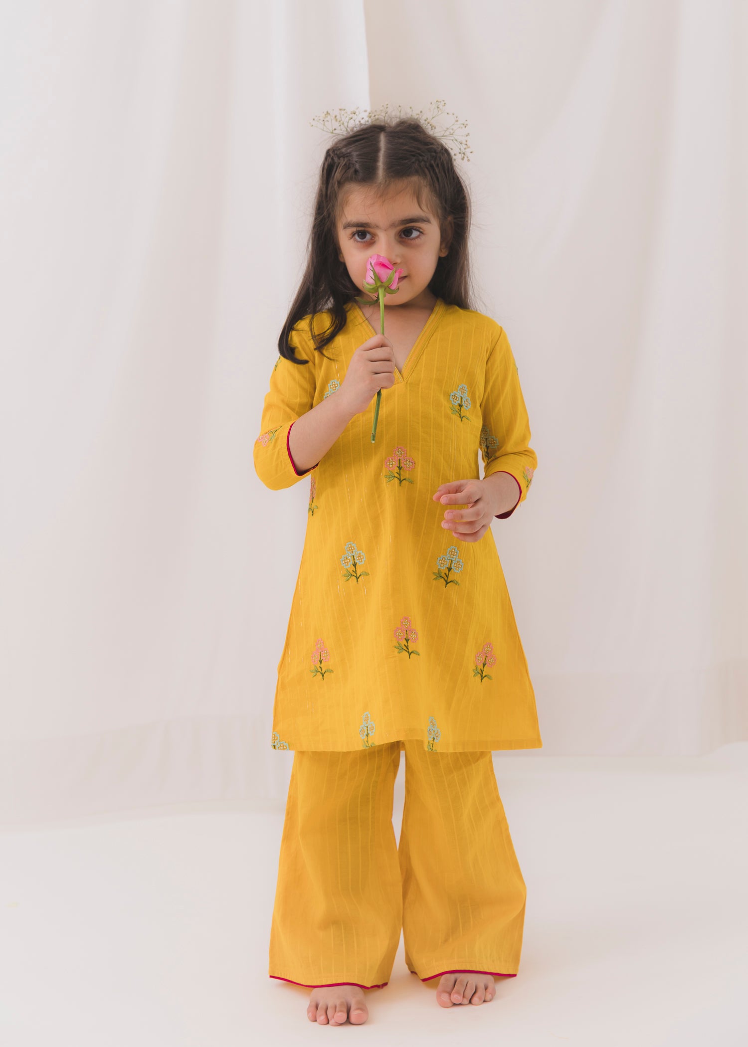Arya Kurta & Pant Set Girls (2-12Yrs)