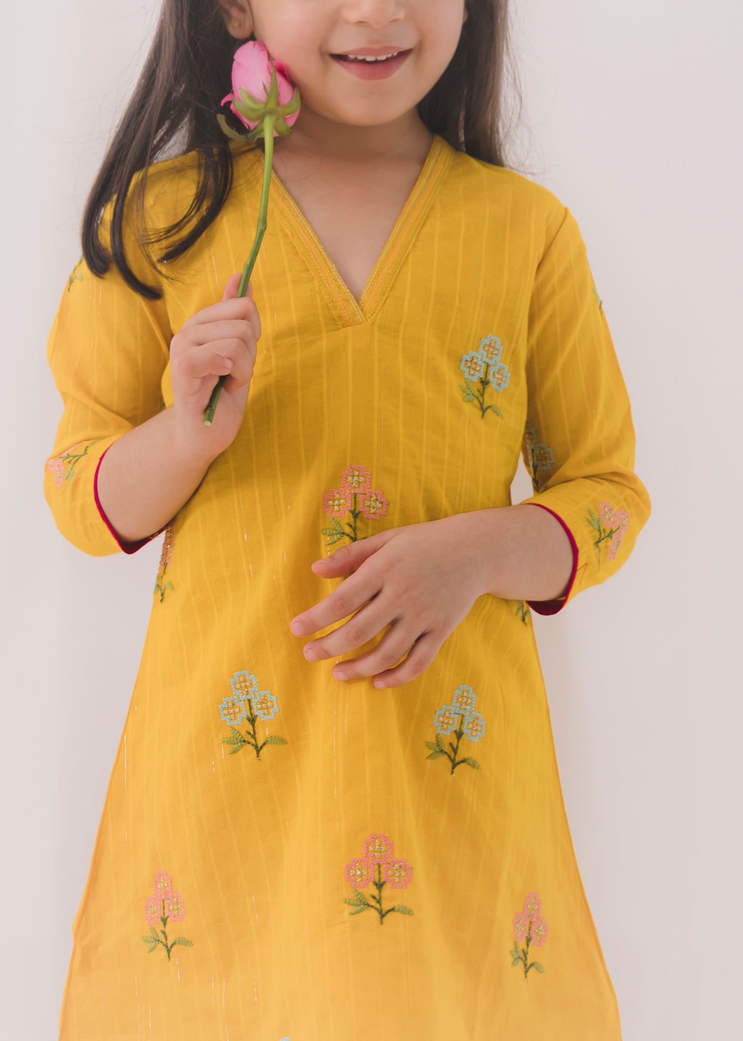 Arya Kurta & Pant Set Girls (2-12Yrs)