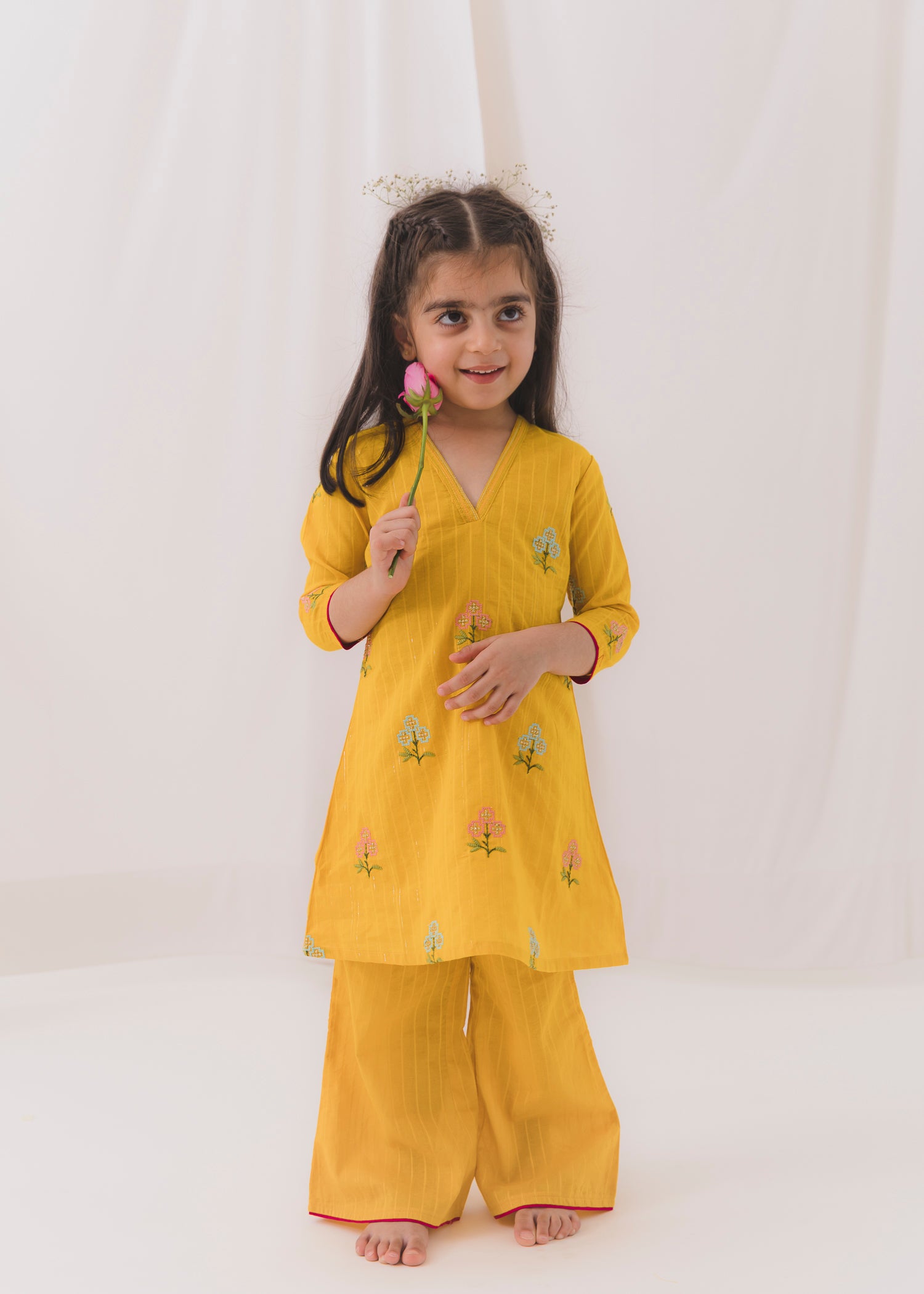 Arya Kurta & Pant Set Girls (2-12Yrs)