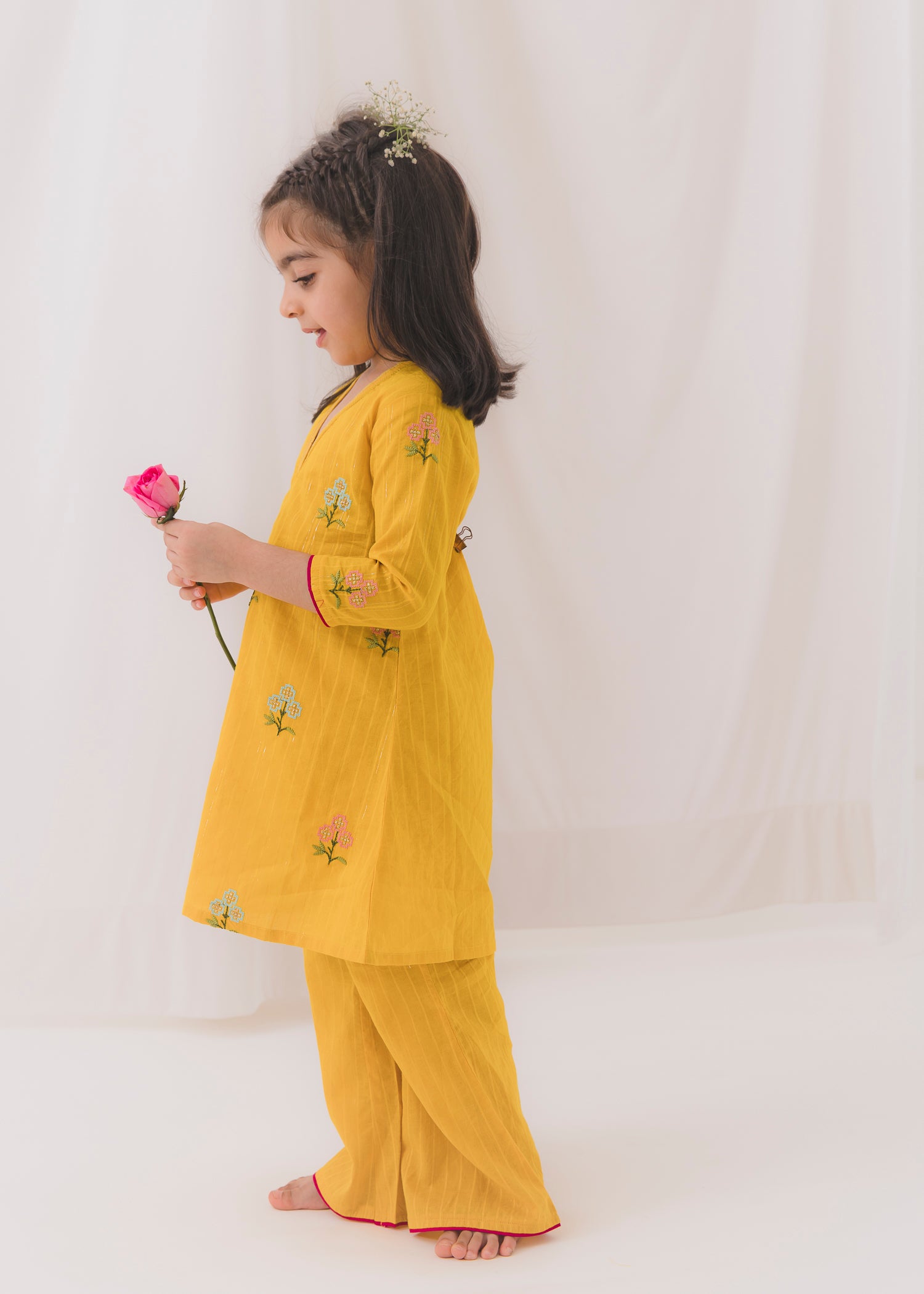Arya Kurta & Pant Set Girls (2-12Yrs)