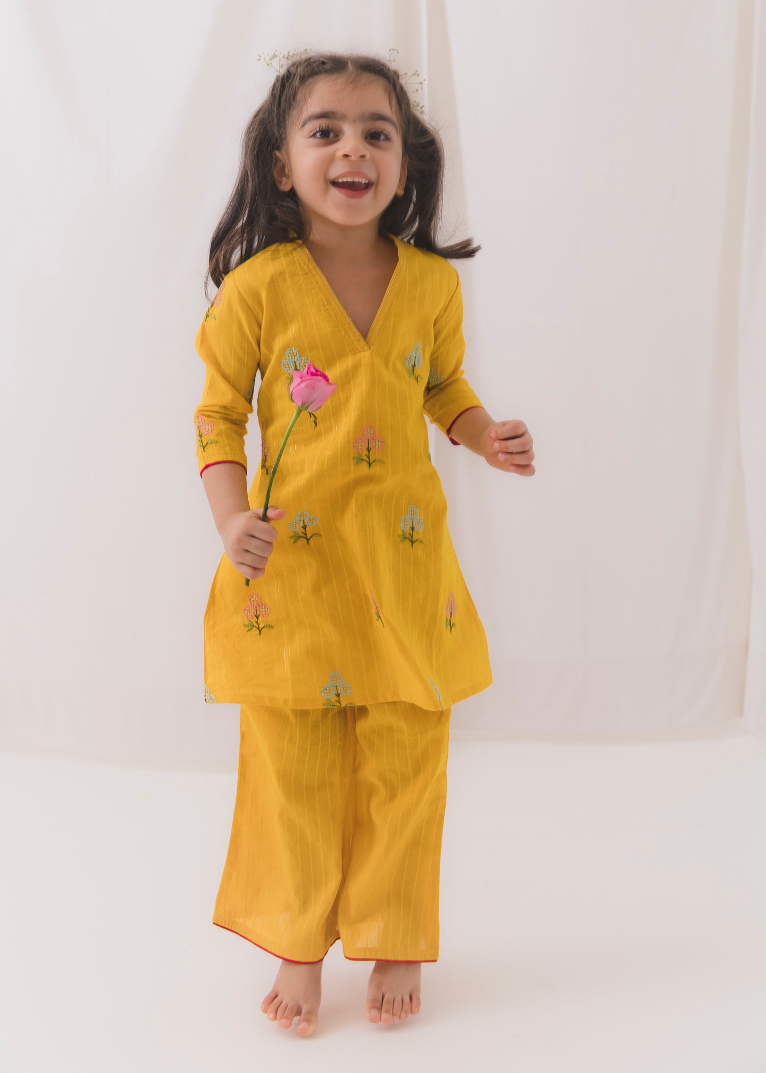 Arya Kurta & Pant Set Girls (2-12Yrs)