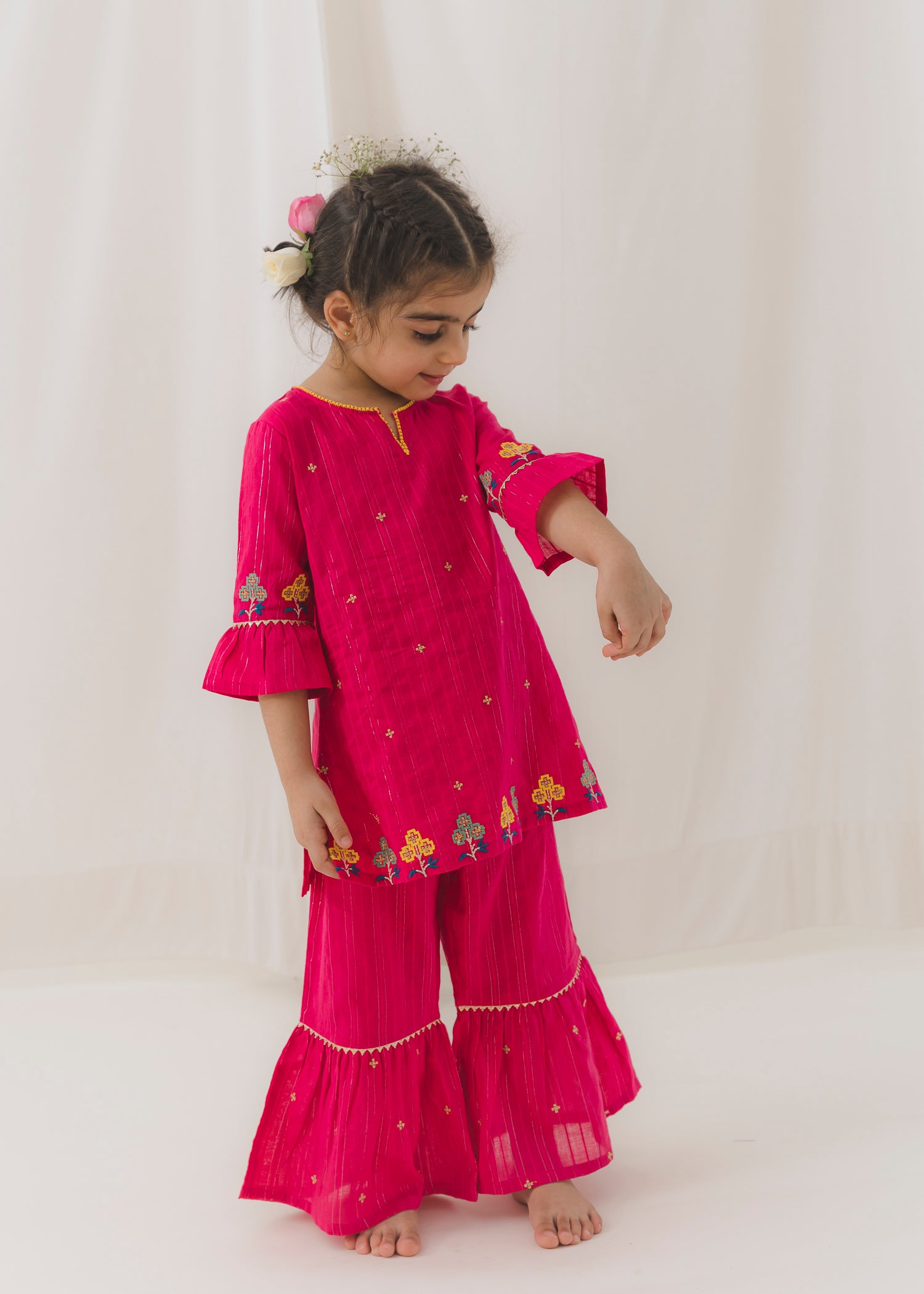 Tara Kurta & Sharara Set Girls (2-12Yrs)