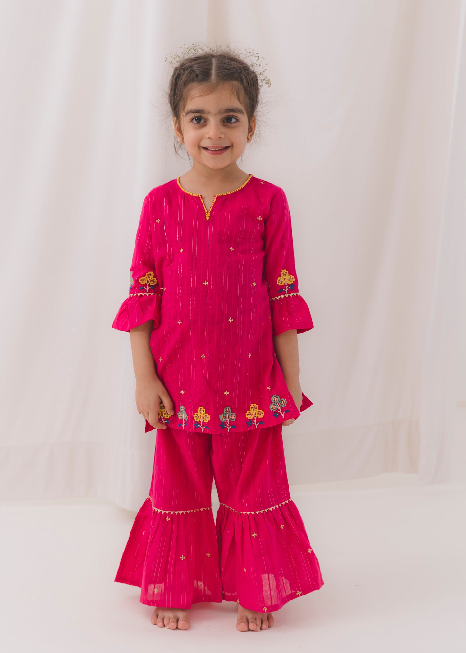 Tara Kurta & Sharara Set Girls (2-12Yrs)