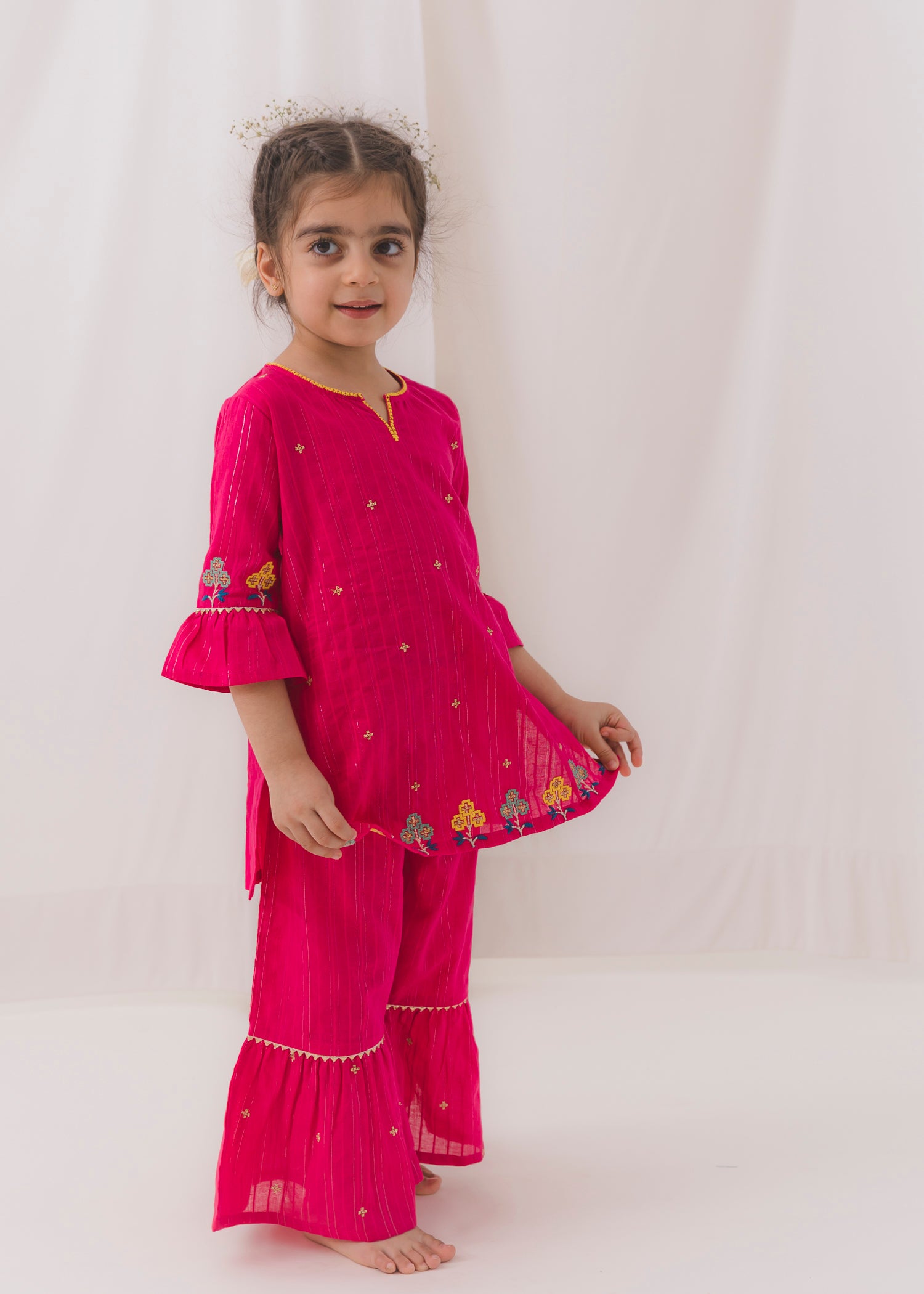 Tara Kurta & Sharara Set Girls (2-12Yrs)