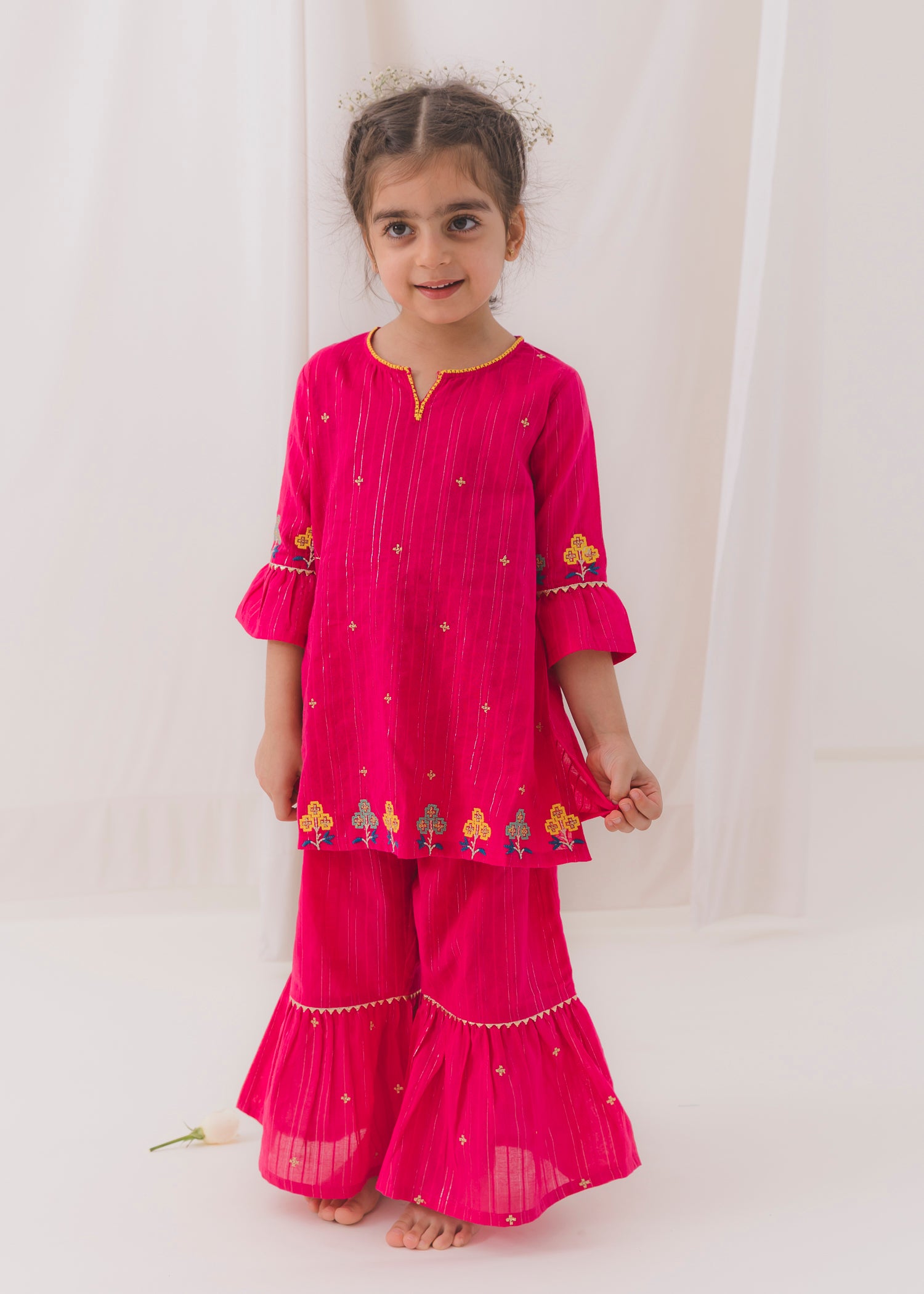 Tara Kurta & Sharara Set Girls (2-12Yrs)