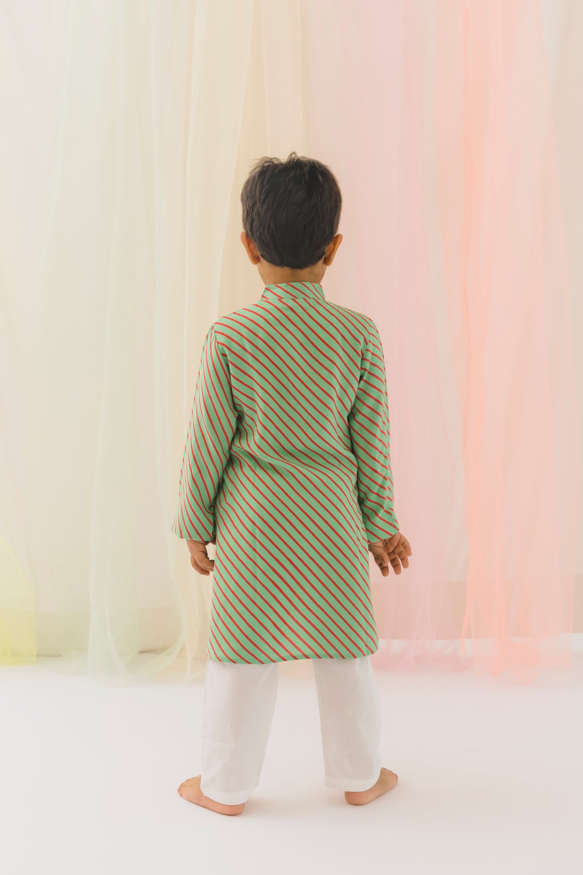 Lehariya Boys Kurta – Green (6 Months to 14 Years)