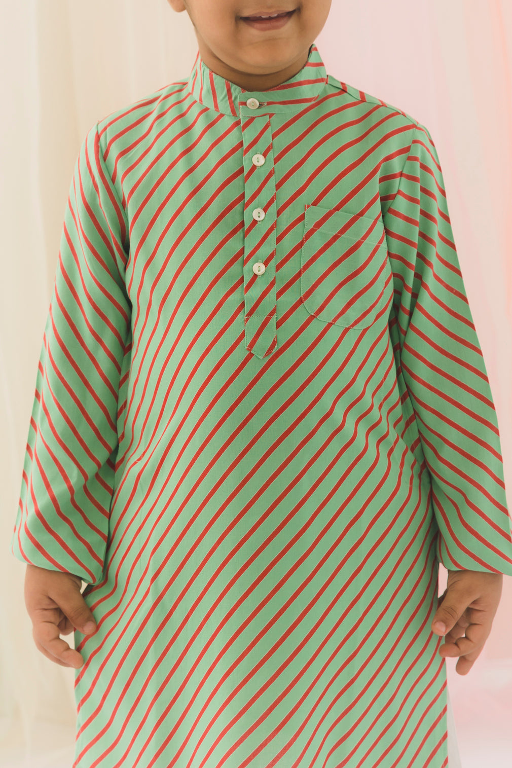 Lehariya Boys Kurta – Green (6 Months to 14 Years)