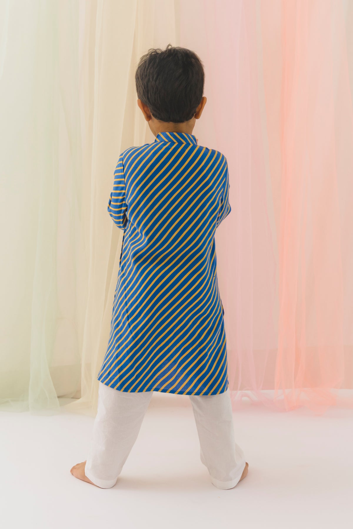 Lehariya Boys Kurta – Blue (6 Months to 14 Years)