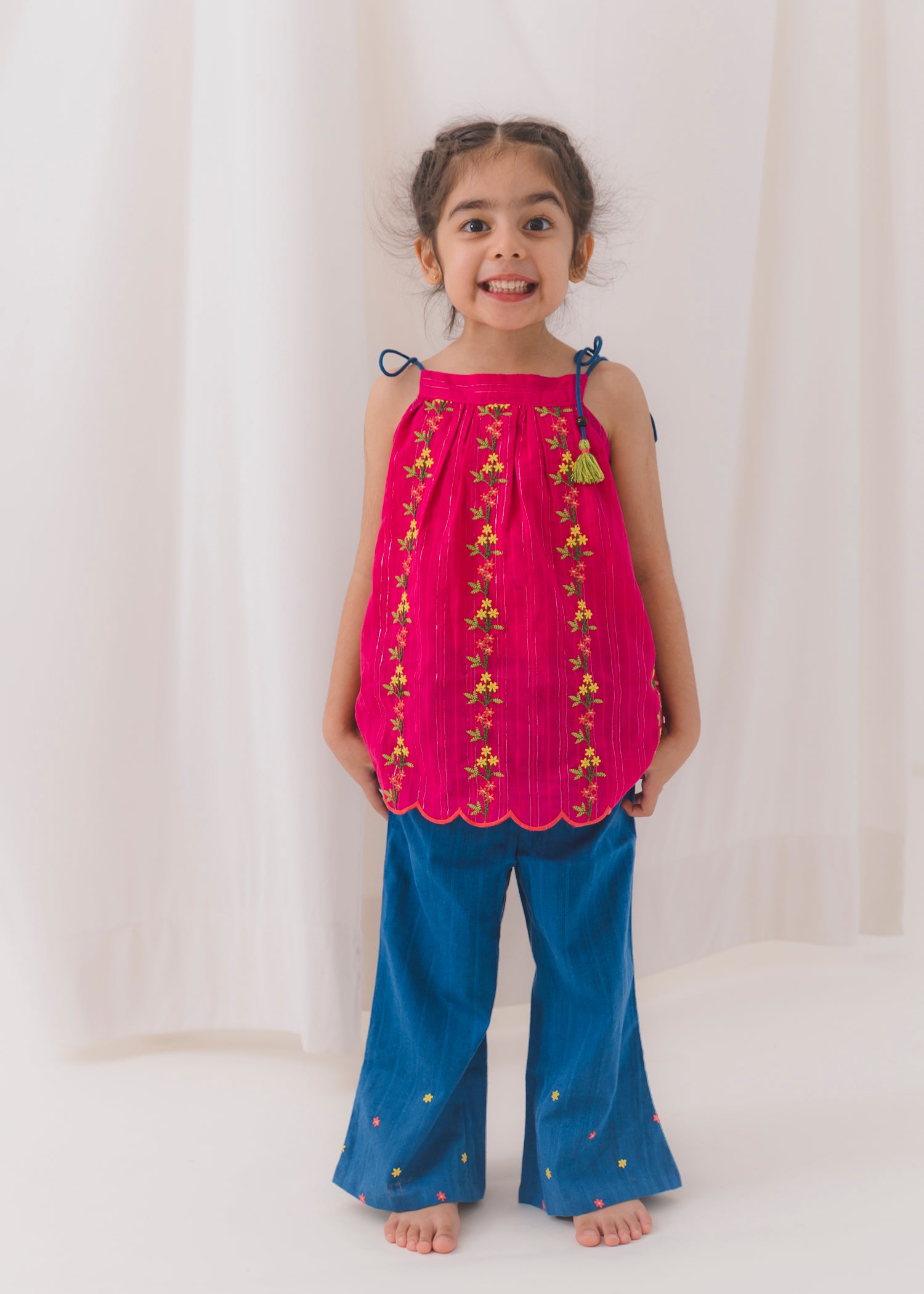 Strappy Top & Pant Set Girls (2-12Yrs)