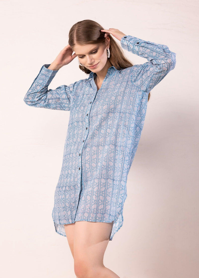 Stripe Shirt Dress