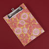 Block Story Flower Brown Clip Notepad