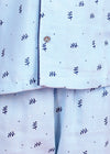 Leaf Sky Blue Half Sleeves Cotton Nighsuit Boys (1-12 Years)
