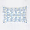 Ogee Blue & Green Hand Block Print Cotton Pillow Cover