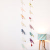 Multicolor Handmade Paper Bird Dangler Set of 2