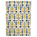 Yellow, Blue & Grey Floral Rug