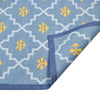 Yellow & Blue Dazzle Rug