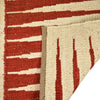 Bleach White & Red Dazzle Reds Rug