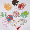 Multicolor Handmade Paper Elephant Dangler Set of 2