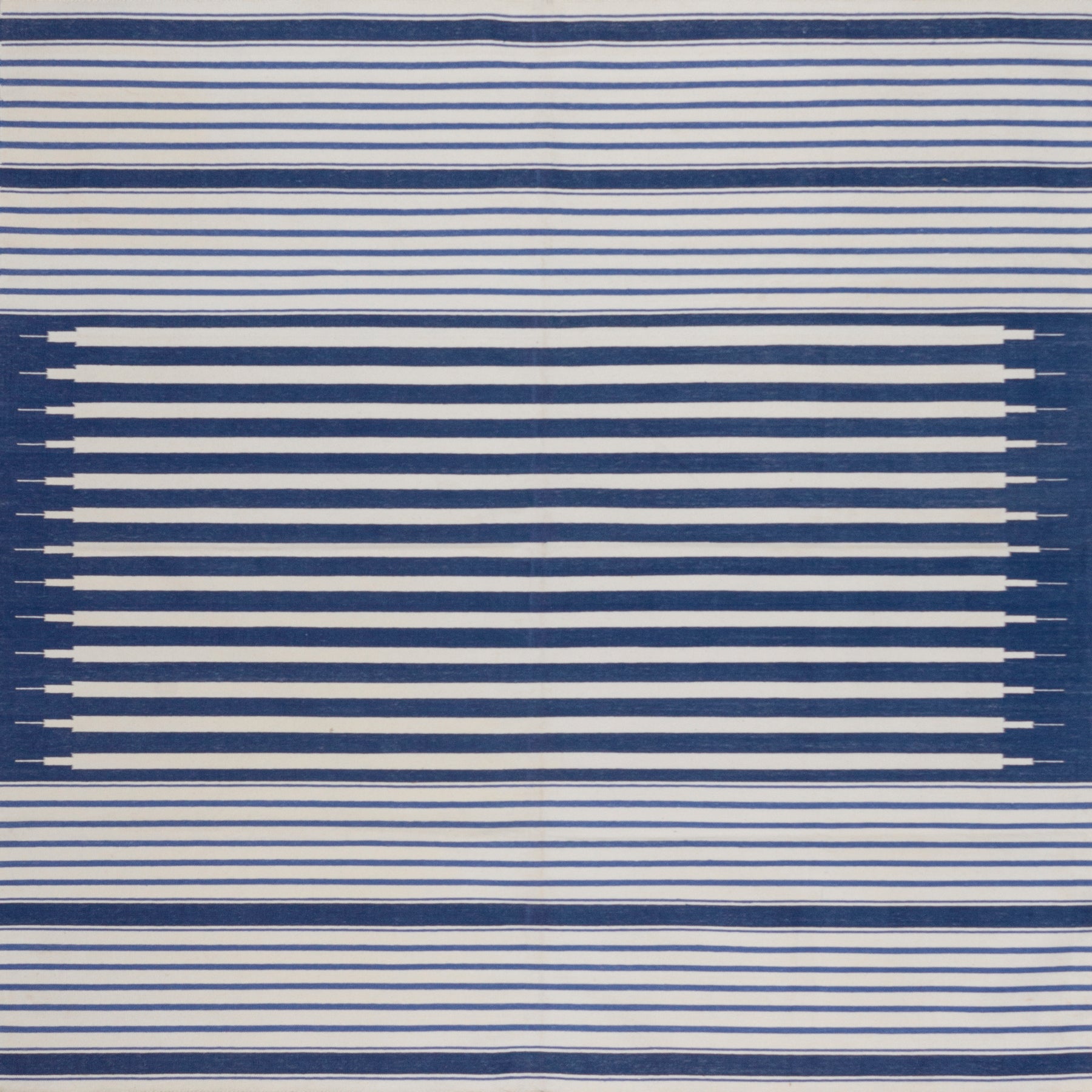 Heritage Rug-Blue and White