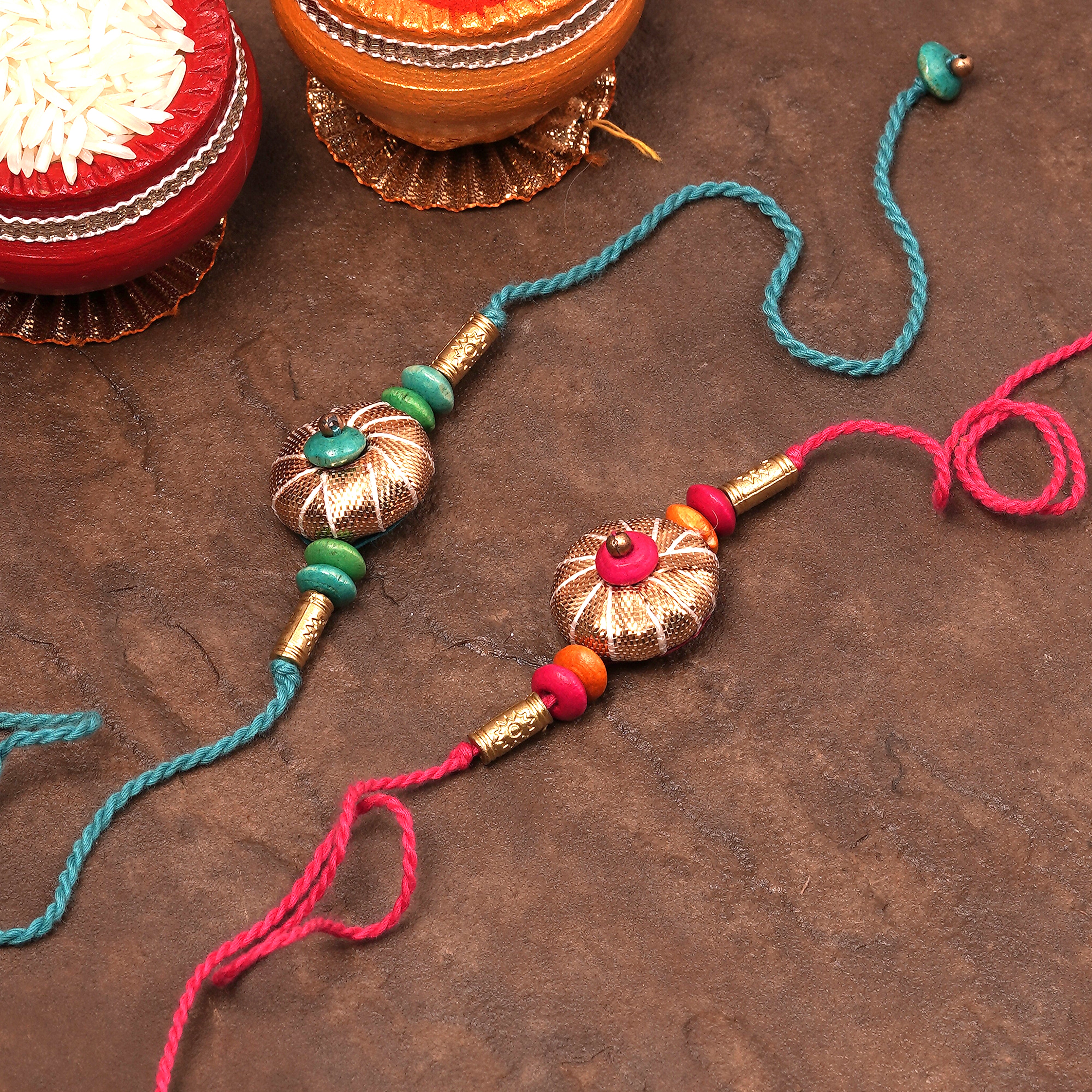 Kanchan Rakhi Set of 2