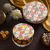 Phool Peach & Aqua Round Box Set of 2