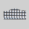Black & White Collapsible Desk Organiser