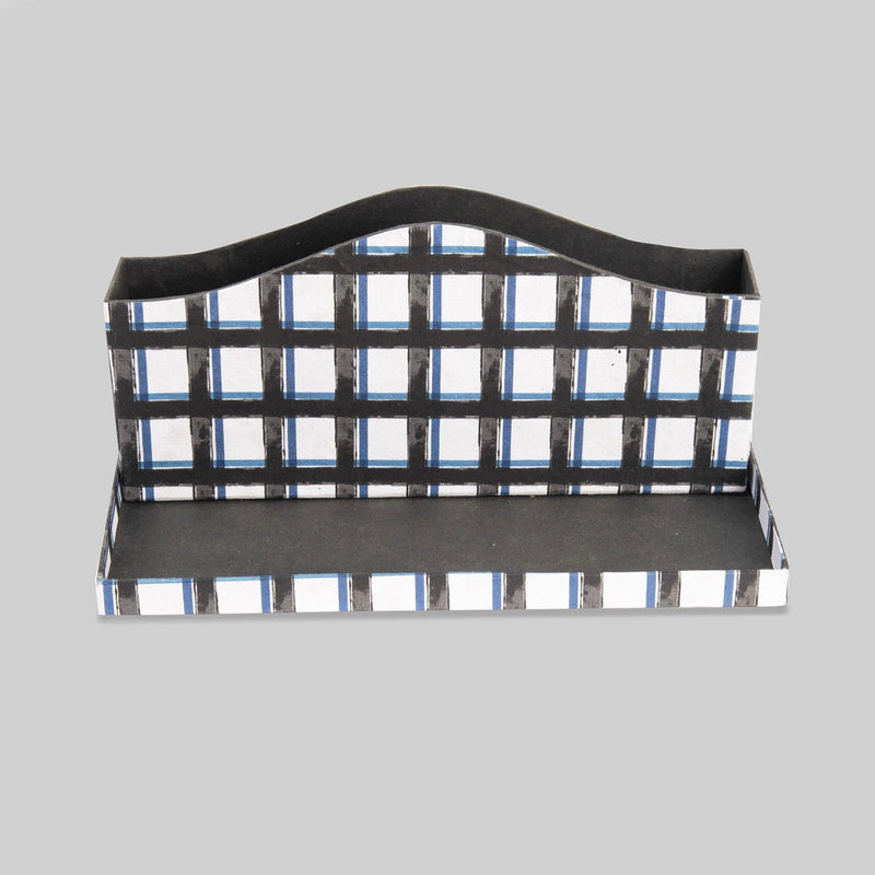 Black & White Collapsible Desk Organiser