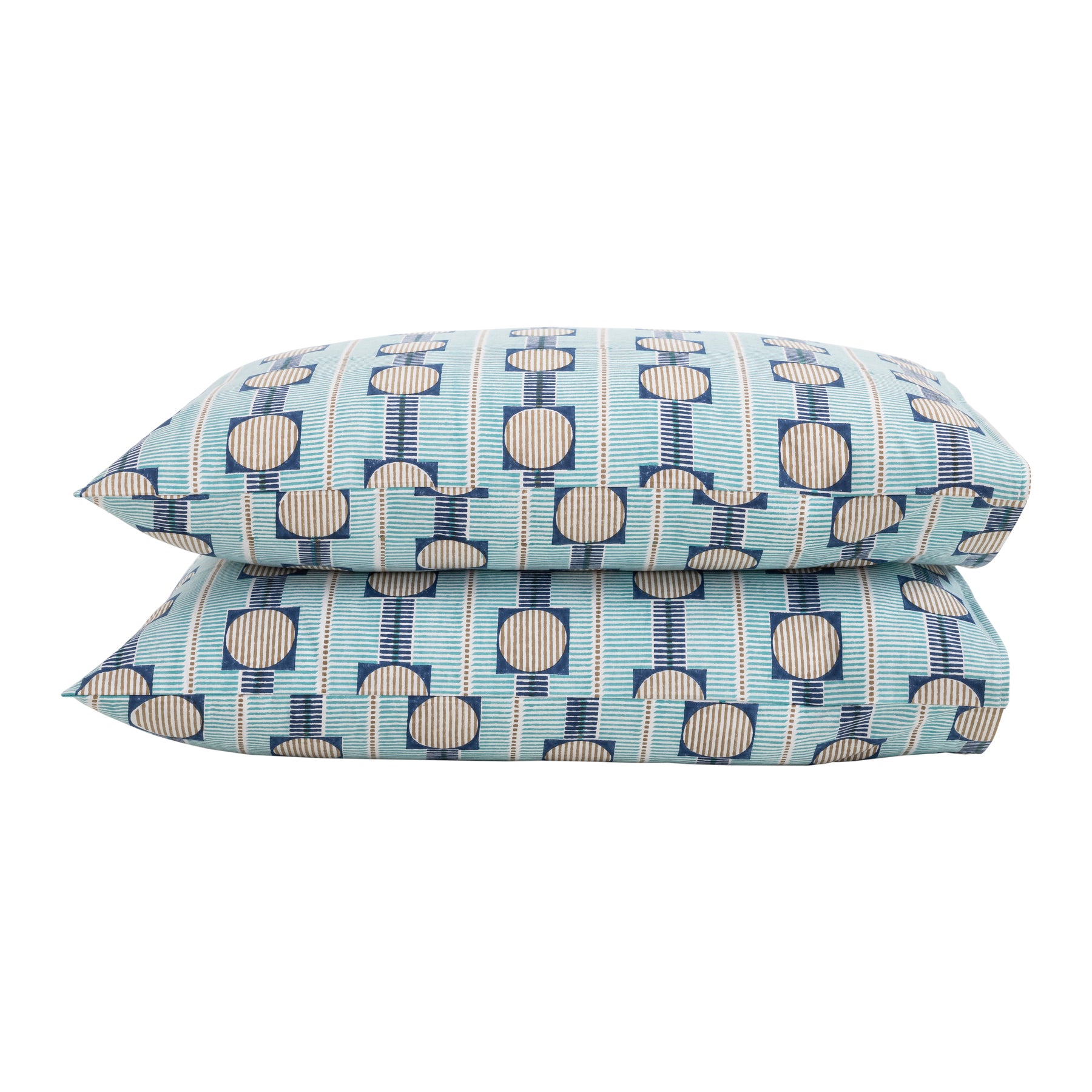 Moon Stripe Pillow Cover