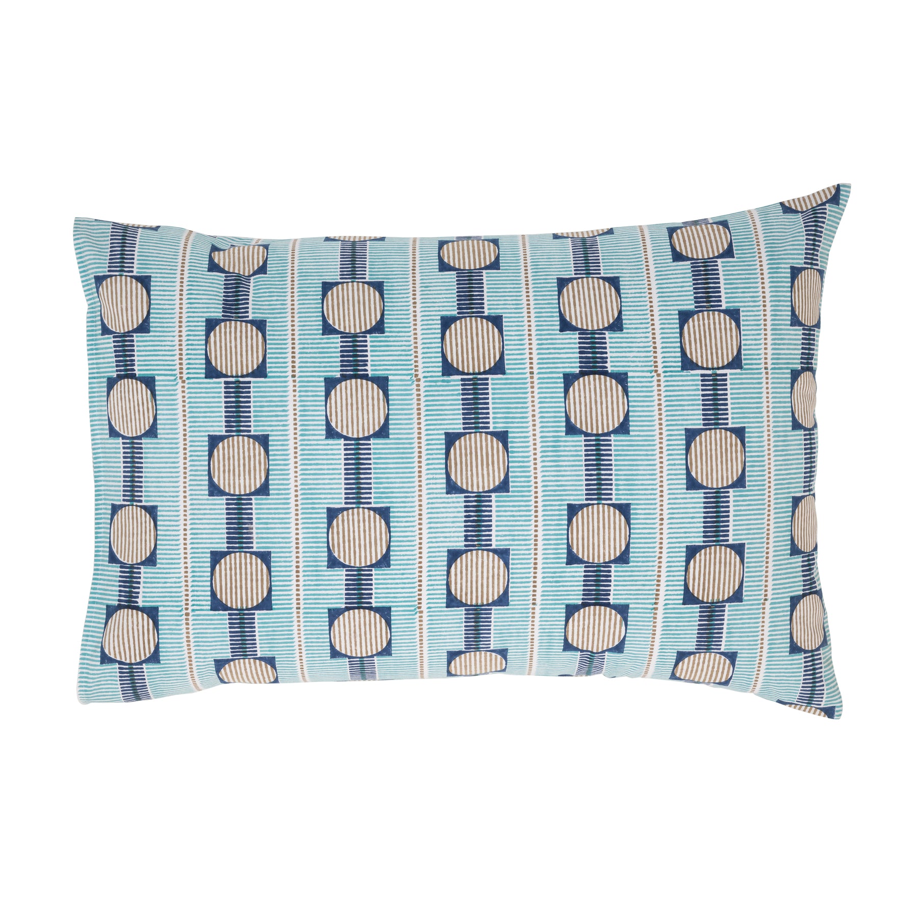 Moon Stripe Pillow Cover
