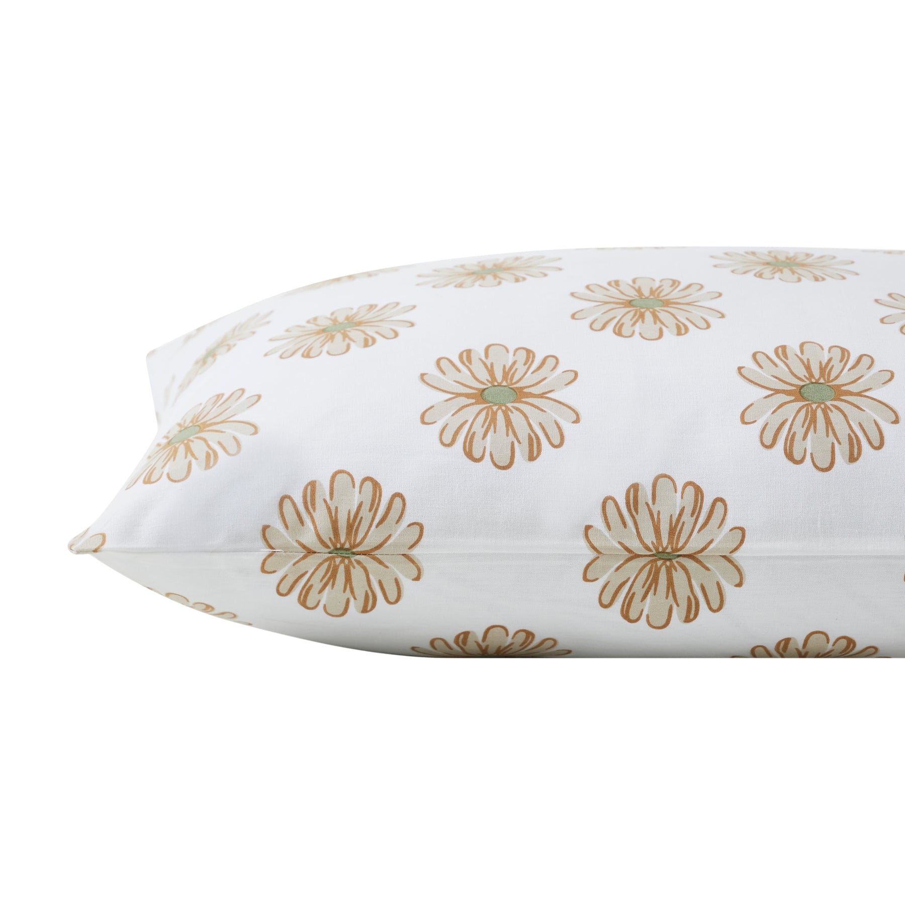 Luna Cotton Pillow Cover – Rust Brown