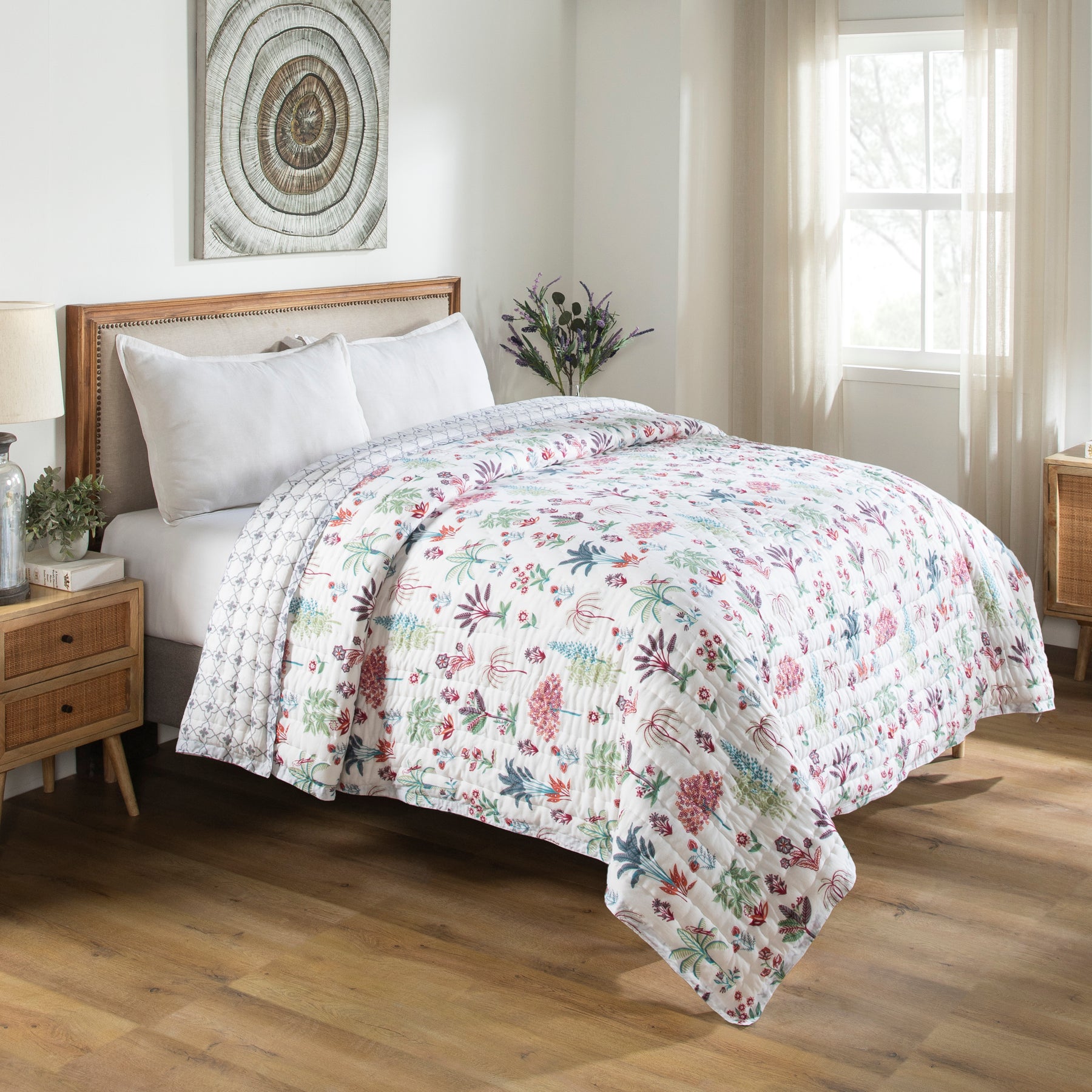 Herbaceous Garden Cotton Quilt