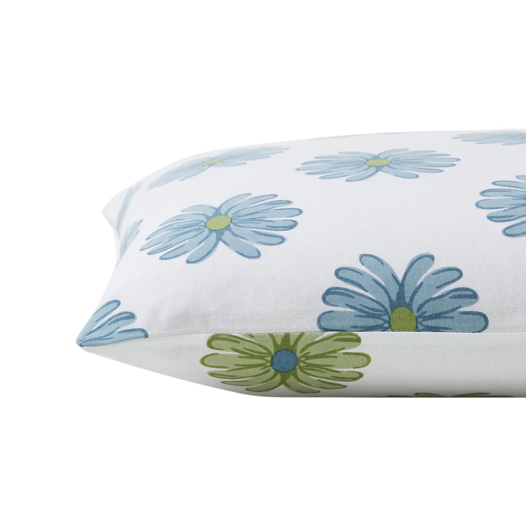 Luna Cotton Cushion Cover – Blue/Green