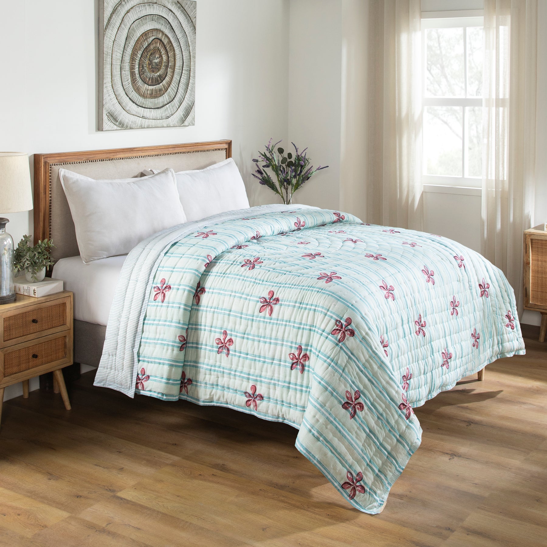 Temple Tree Cotton Quilt